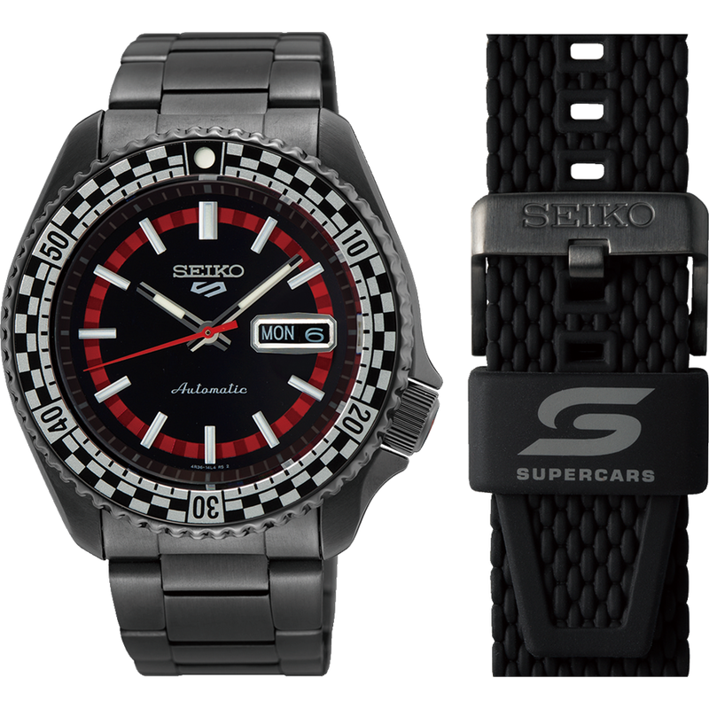 2024 SEIKO 5 SRPL01K SUPERCARS Collaboration Limited Edition Watch
