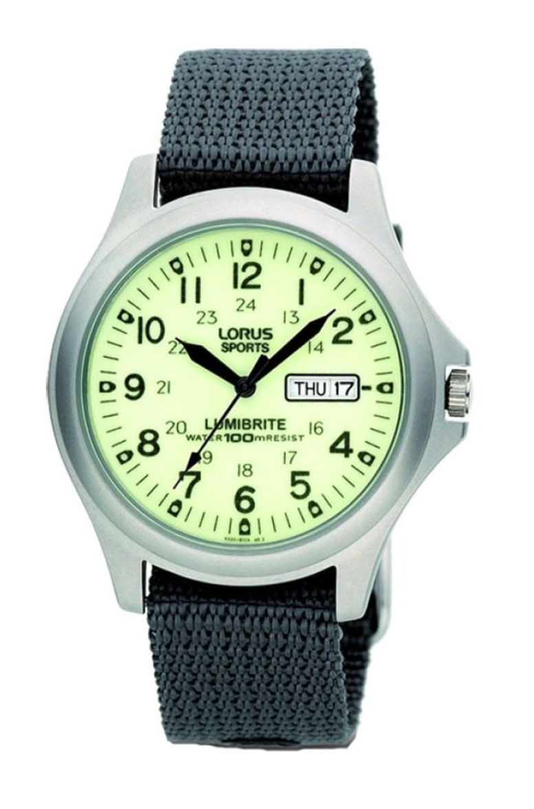 Lorus titanium military watch deals