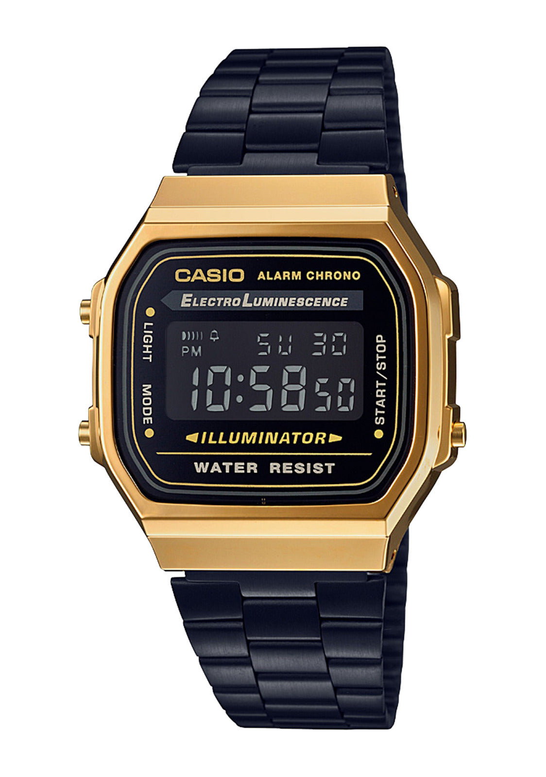 Casio vintage black and gold hot sale
