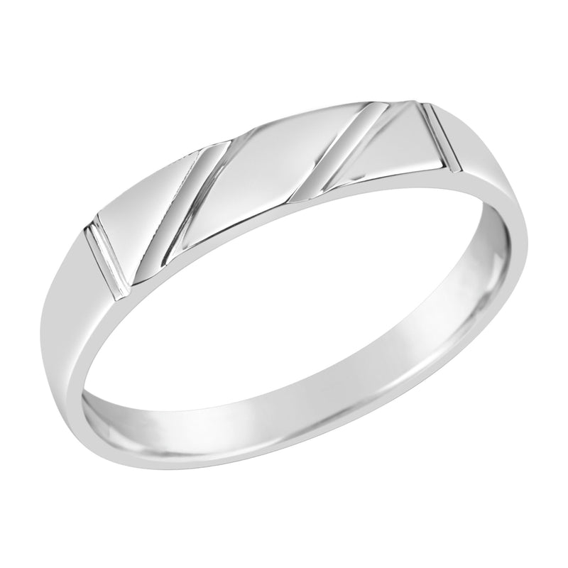 Gents Sterling Silver Dress Ring Q203