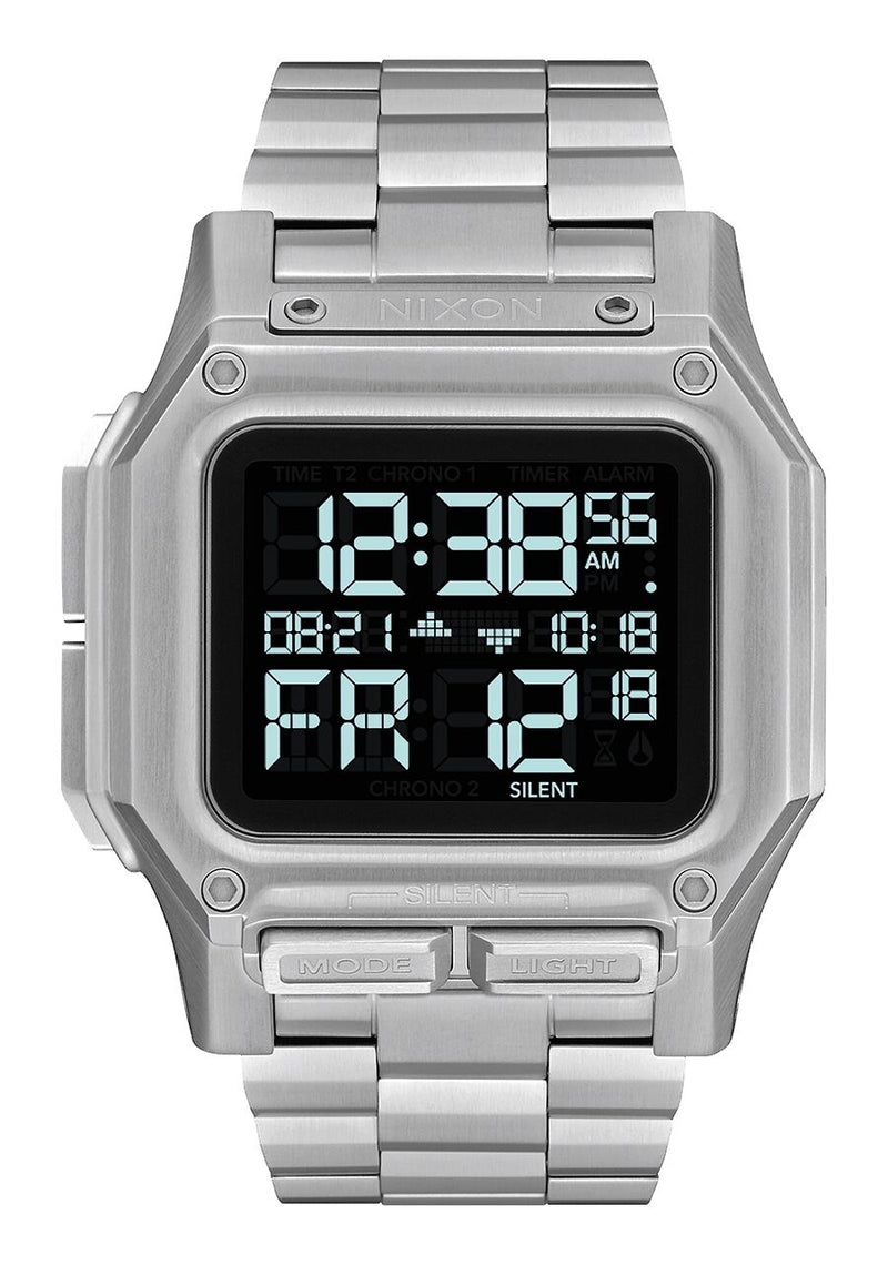 NIXON Regulus Digital Stainless Steel Watch A1268-000-00