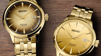 Seiko Presage Cocktail Time SRPK46 & SRPK48: Golden Hour on the Wrist