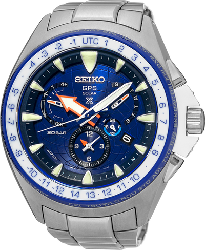 Seiko Solar SSF001J Prospex Marine Master GPS Watch Limited Edition
