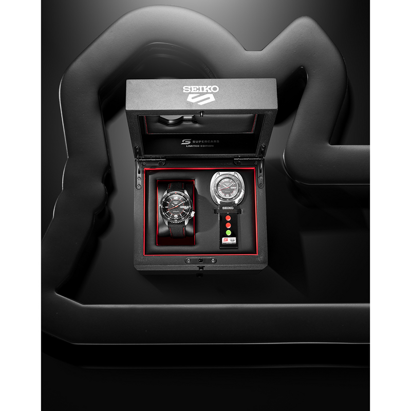 2025 SEIKO 5 SRPL54K SUPERCARS Collaboration Limited Edition Watch