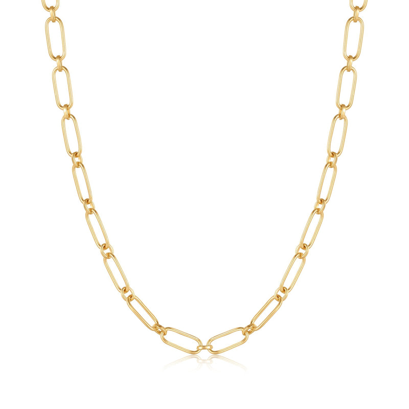 Ania Haie Gold Cable Connect Chunky Chain Necklace