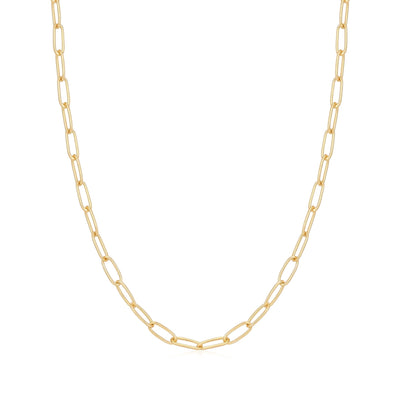 Ania Haie Gold Link Charm Chain Necklace