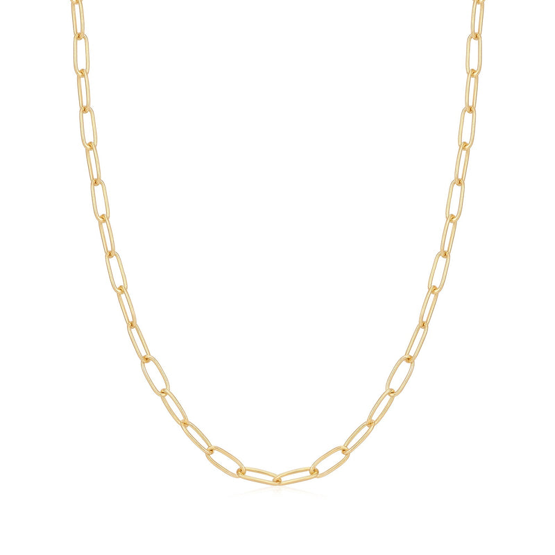 Ania Haie Gold Link Charm Chain Necklace
