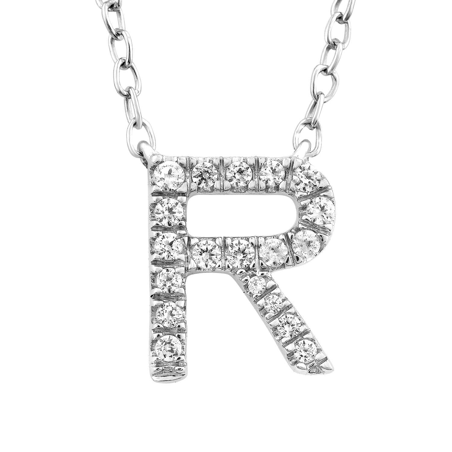 Initial 'R' Necklace with 0.09ct Diamonds ... @ $839.00