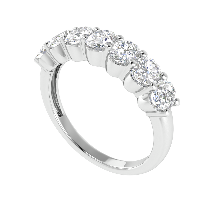 Diamond Fashion Ring with 1.26ct Diamonds in 18K White Gold