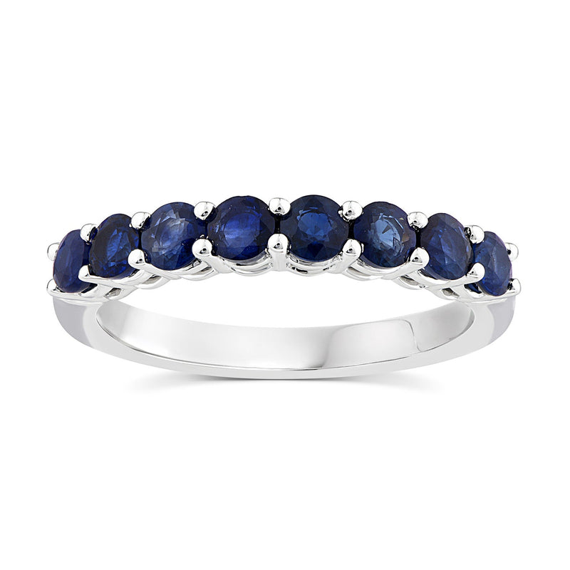 Sapphire Eternity Ring in 9K Yellow Gold