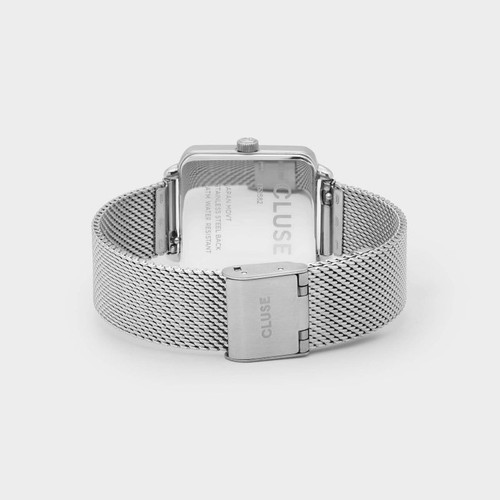 CLUSE La Tetragone Silver Mesh/White CW0101207003