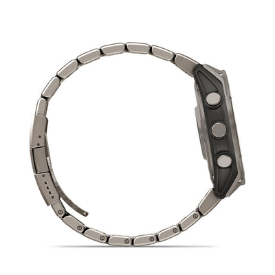 Garmin Fenix 8 – 47 mm, AMOLED Sapphire, Titanium Bracelet 010-02904-41 Additional Silicon Strap Supplied