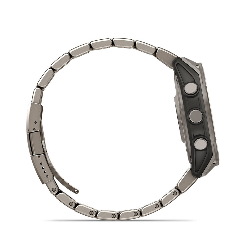 Garmin Fenix 8 – 47 mm, AMOLED Sapphire, Titanium Bracelet 010-02904-41 Additional Silicon Strap Supplied