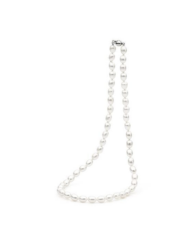 Ikecho Freshwater Pearl Strand 6/6.5MM Sterling Silver Clasp 50CM "The Venus"