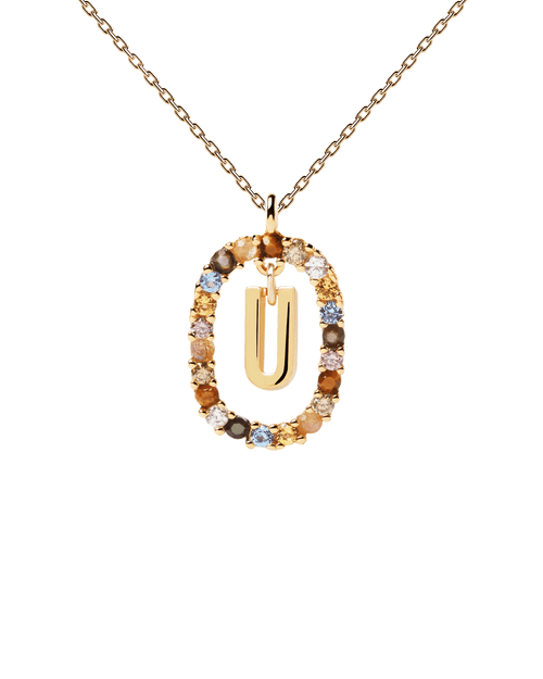 PDPAOLA Letter U Necklace CO01-280-U