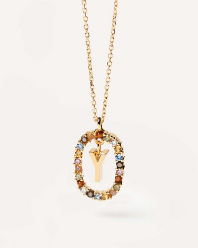 PDPAOLA Letter Y Necklace C001-284-U