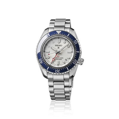 SEIKO Prospex 300M GMT White Dial Automatic Divers Watch SPB519J1