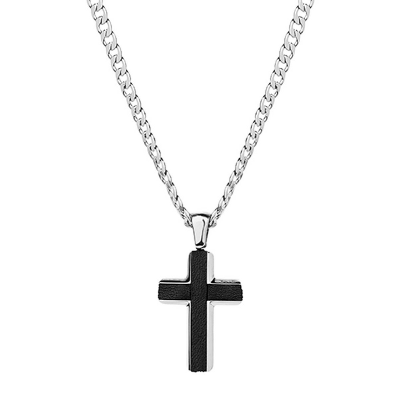 One String Cross Chain Stainless Steel Cross & Chain SSN89-S @ $80.00