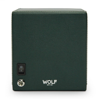 Wolf Cub Watch Winder with Green cover