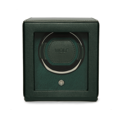 Wolf Cub Watch Winder with Green cover