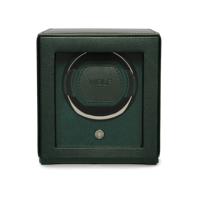 Wolf Cub Watch Winder with Green cover