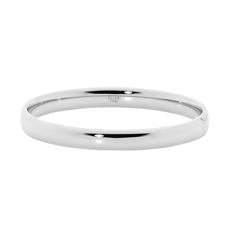 Ellani Stainless Steel 8mm Bangle SB151S 65mm or 68mm