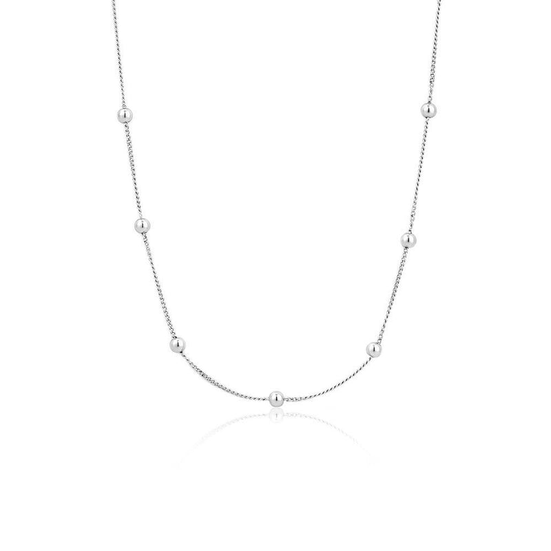 Ania Haie Sterling Silver Modern Minimalism Beaded Necklace N002-03H