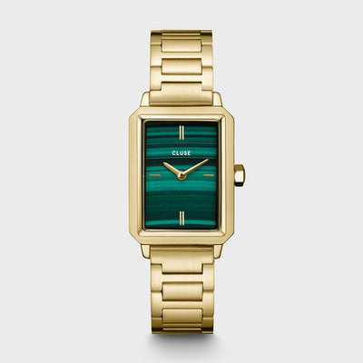 Cluse Fluette Green Gold Link CW11502