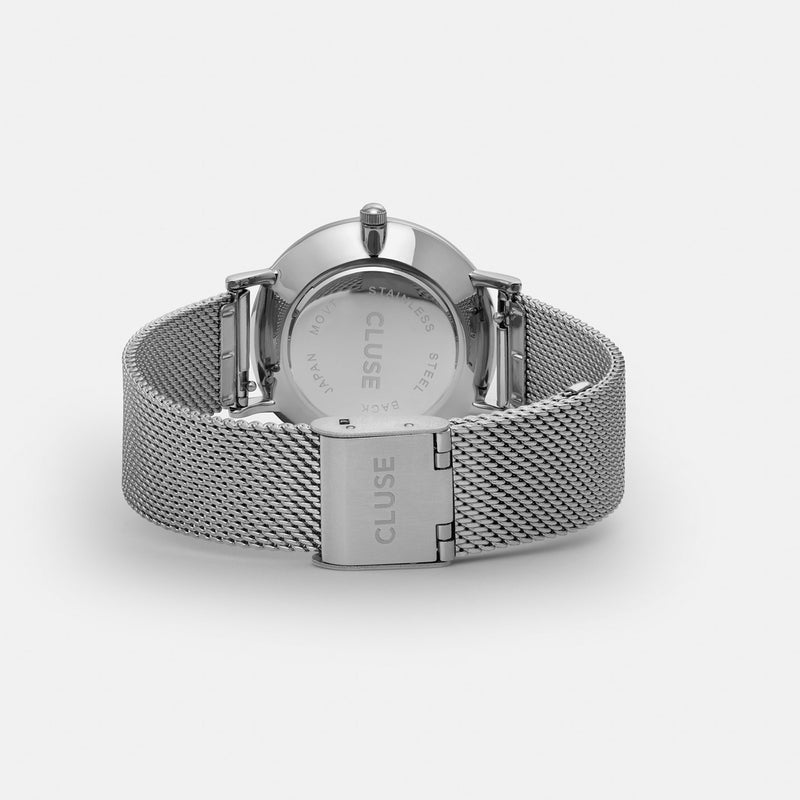 CLUSE Minuit Mesh Silver/White CW0101203002