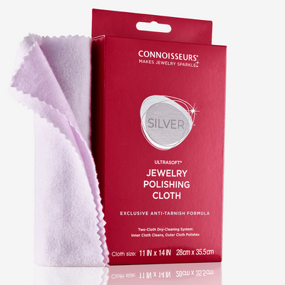 Connoisseurs Silver Jewellery Polishing Cloth It’s High Time to Make your Silver Jewellery Shine
