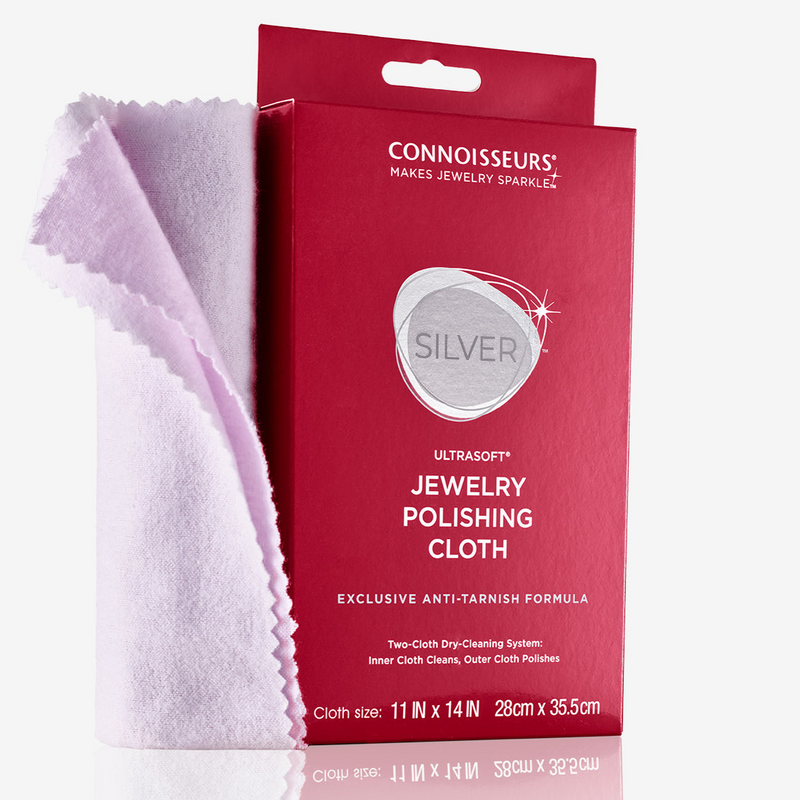 Connoisseurs Silver Jewellery Polishing Cloth It’s High Time to Make your Silver Jewellery Shine