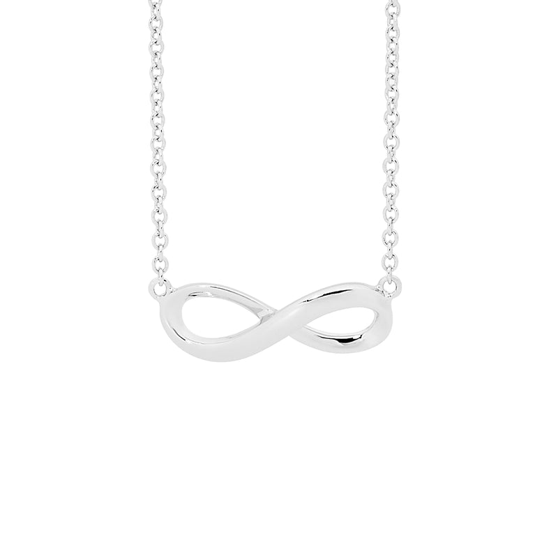 Ellani Sterling Silver Infinity Necklace P721