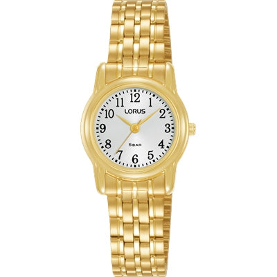 Lorus Ladies Stainless Steel Gold Watch RRX32HX-9