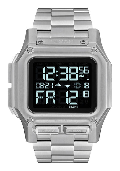 NIXON Regulus Digital Stainless Steel Watch A1268-000-00