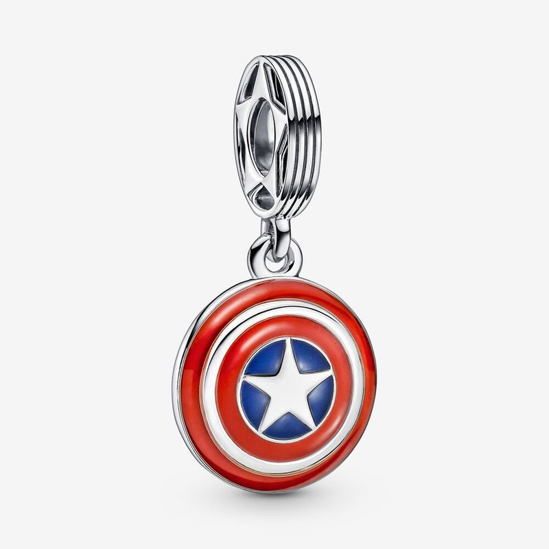 PANDORA 790780C01 Captain America Shield Charm Marvel The Avengers