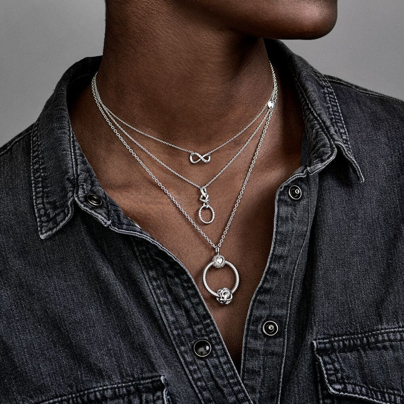 Pandora Timeless Women's Sterling Silver Elevated Heart Cubic Zirconia Pendant  Necklace, 45cm, No Box : Amazon.co.uk: Fashion