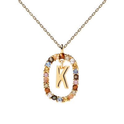 PDPAOLA Letter K Necklace CO01-270-U