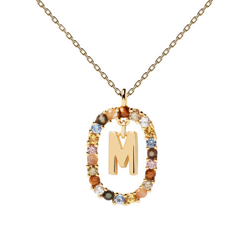 PDPAOLA Letter M Necklace CO01-272-U