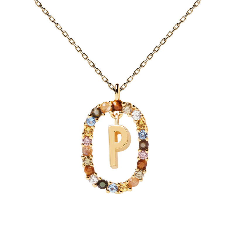 PDPAOLA Letter P Necklace CO01-275-U