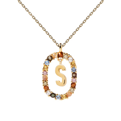 PDPAOLA Letter S Necklace CO01-278-U