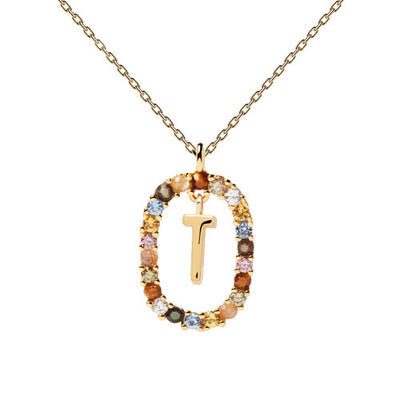 PDPAOLA Letter T Necklace CO01-279-U