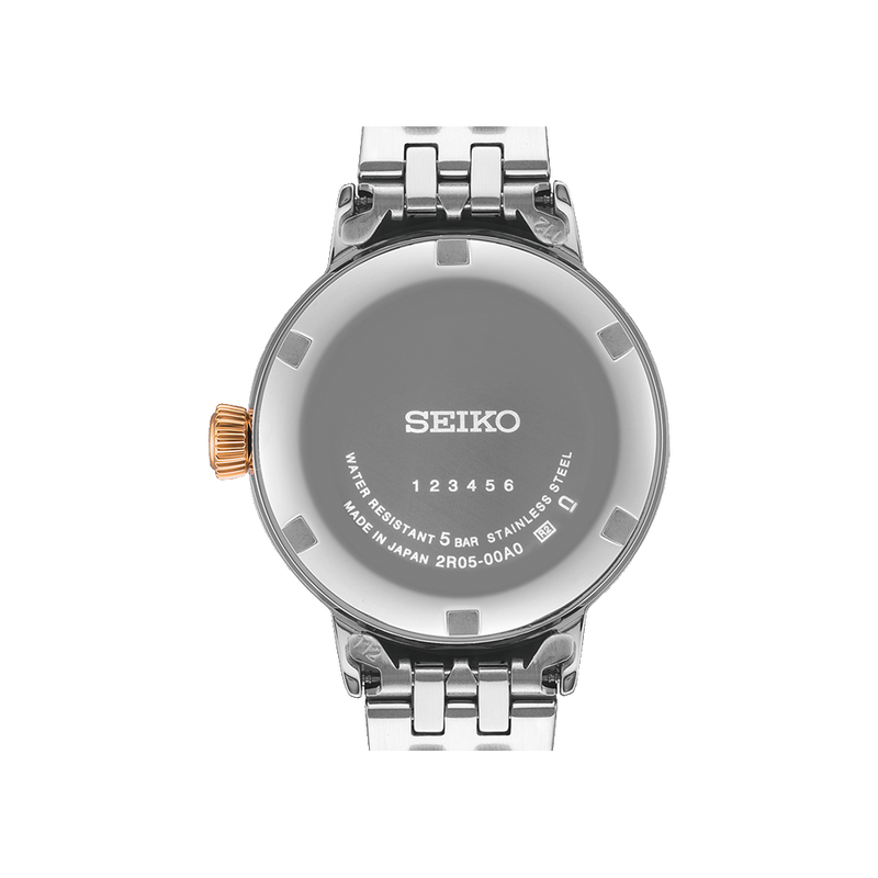 Seiko Ladies Presage Diamond Set Automatic Watch SRE009J